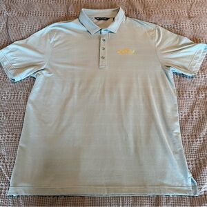 Travis Mathew Men's Light Blue Polo Shirt